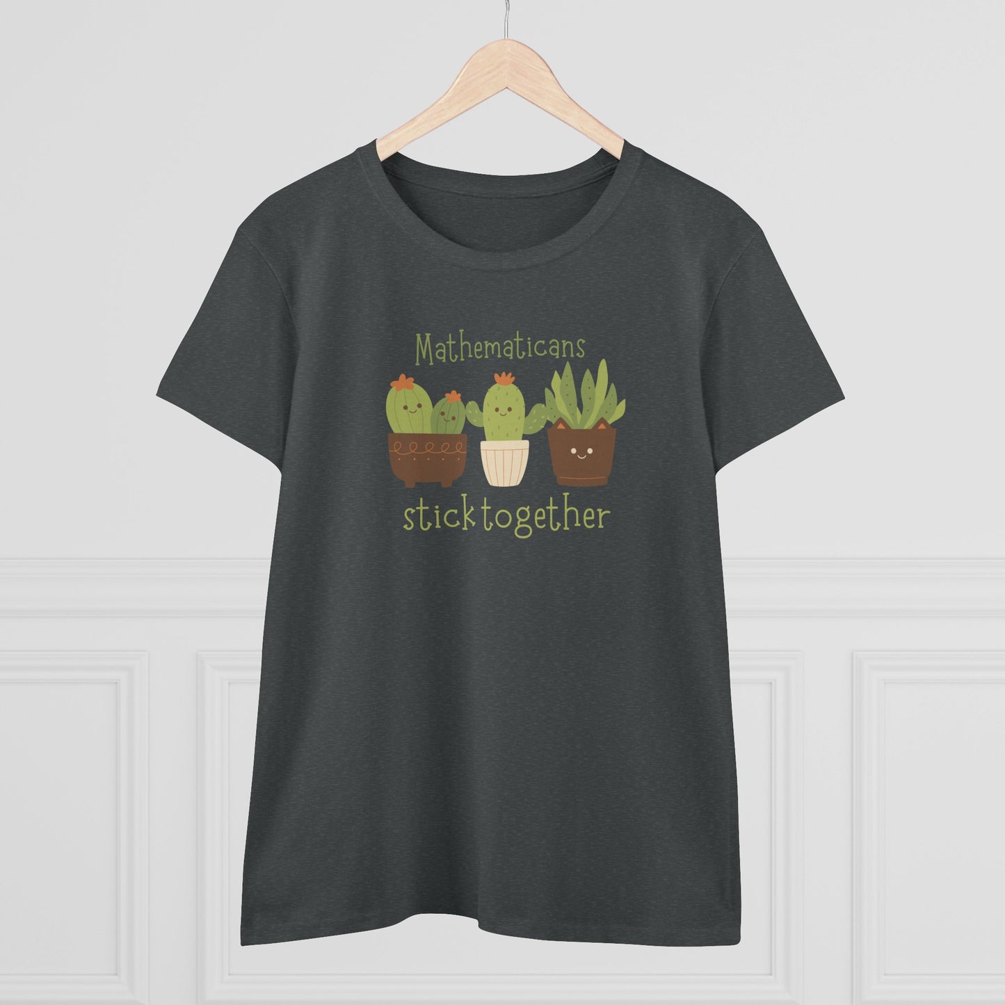 Mathematicians Stick Together Cactus Tee