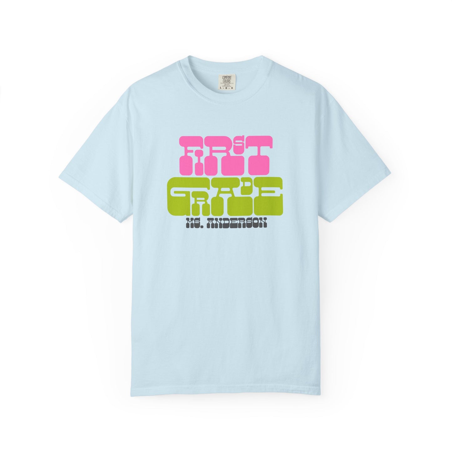 Groovy First Grade Teacher - Personalized