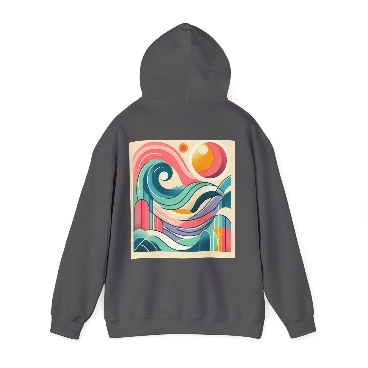Geometric Wave Hoodie