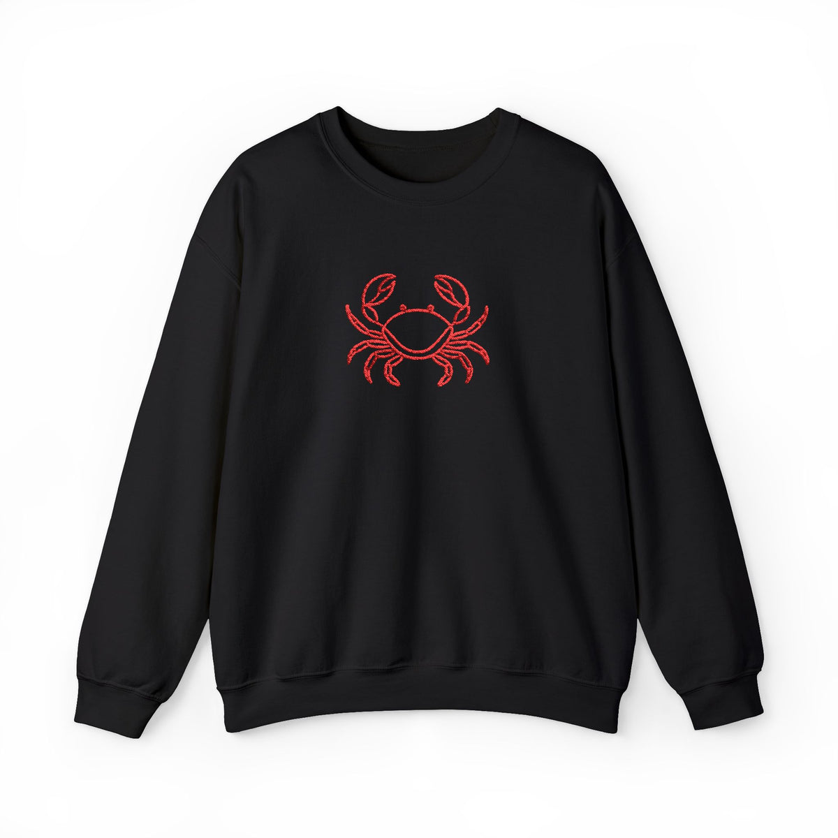 Crab Graphic Sweatshirt — Coastal Crab Crewneck for Beach Lovers