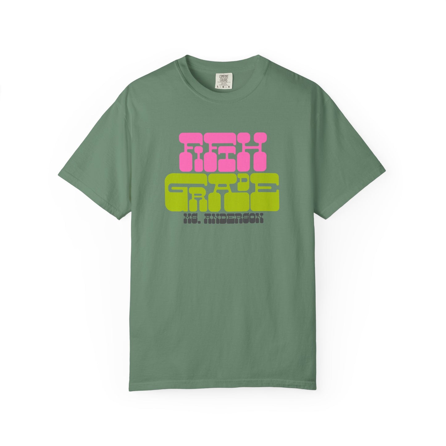 Groovy Fifth Grade Teacher - Personalized