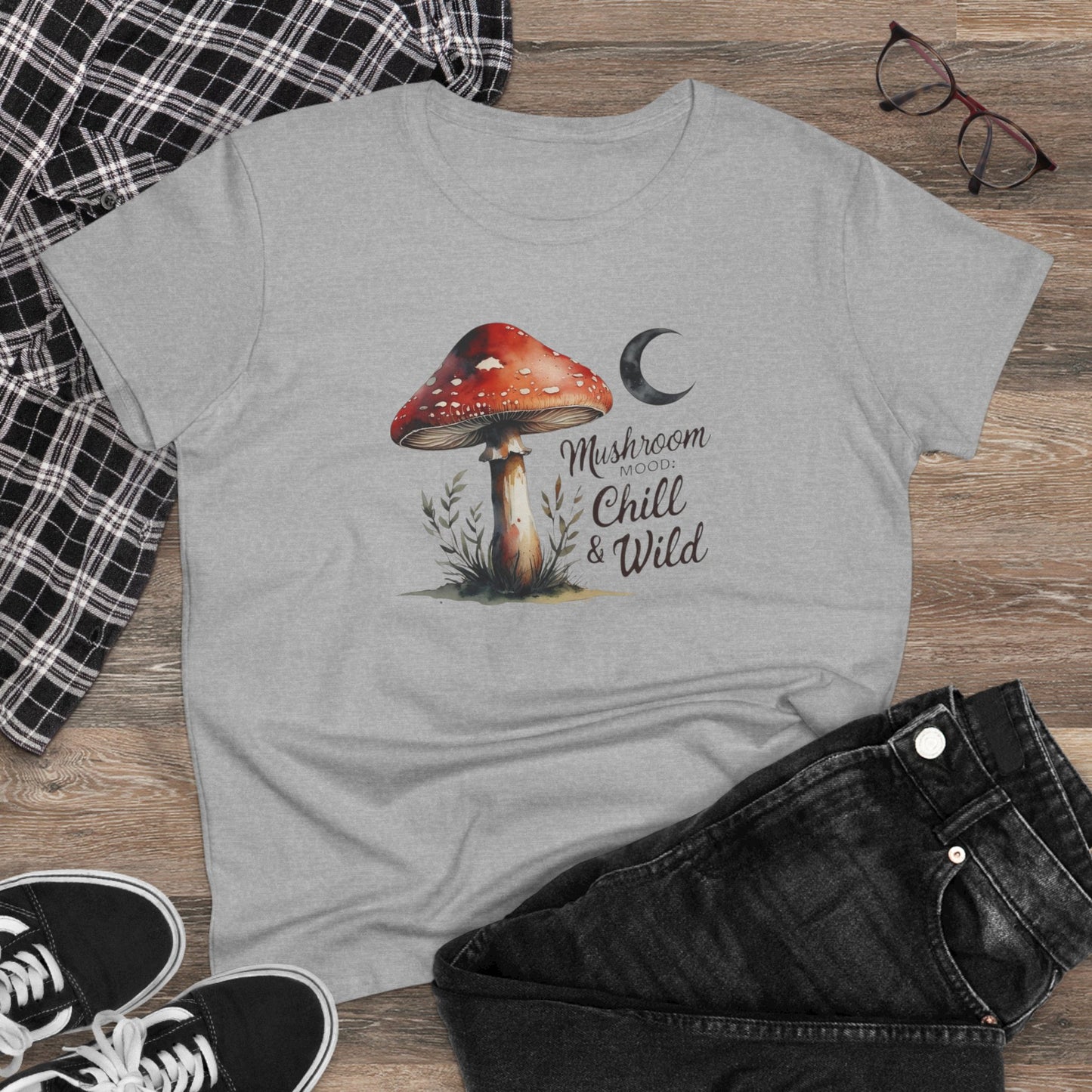 Mushroom Mood Chill & Wild Tee