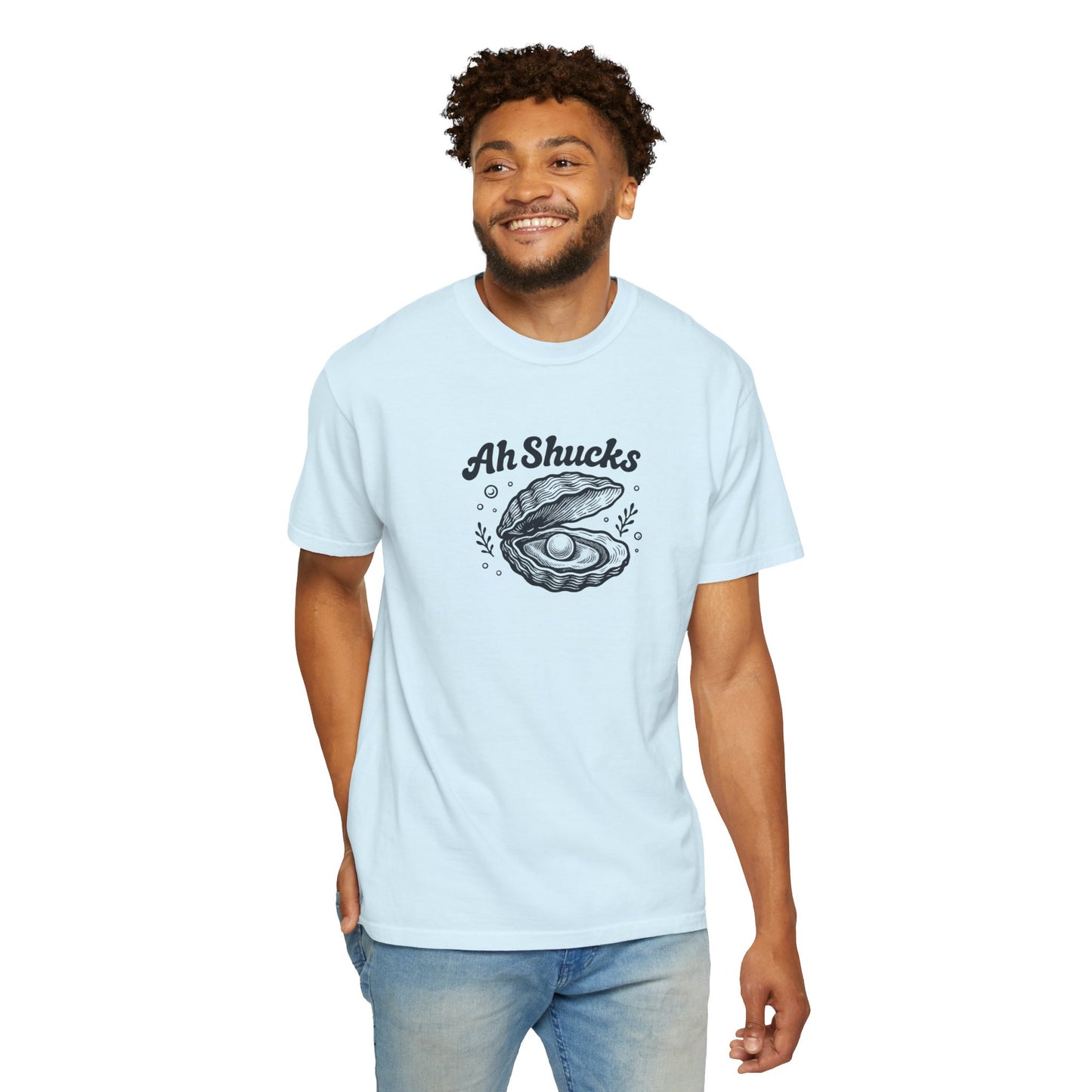 Ah Shucks Oyster T-Shirt — Vintage Nautical Seafood Tee