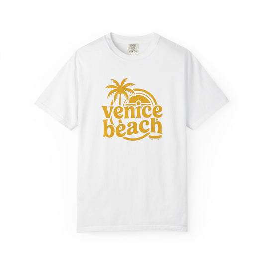 Venice Beach Retro Palm T-Shirt — Vintage Surf Vibe Tee