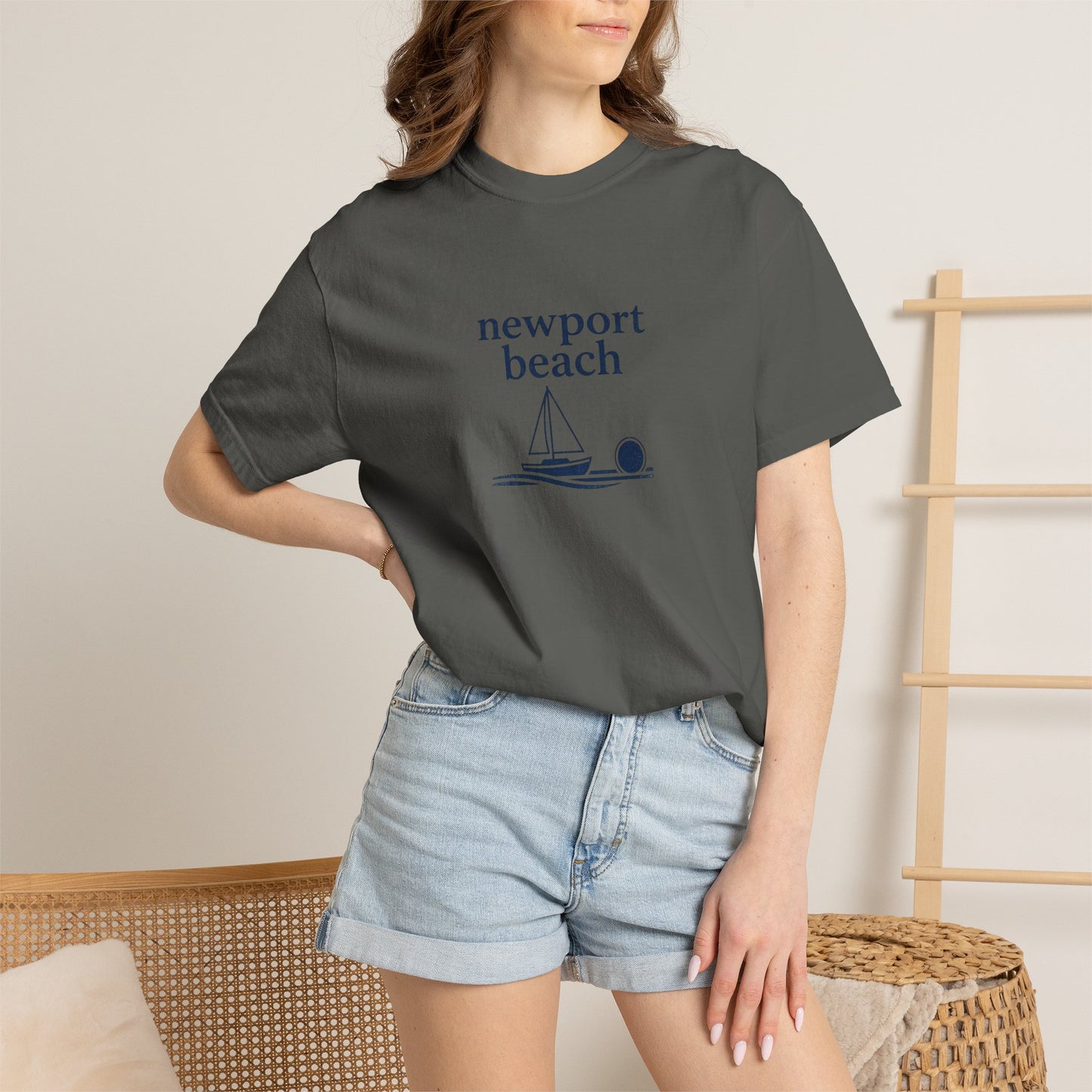 Newport Beach Sailboat Tee