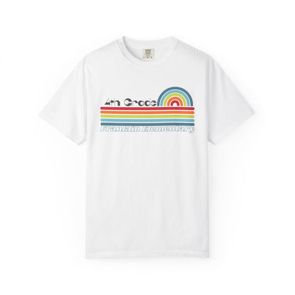 Retro Rainbow Grade Level Teacher Tee