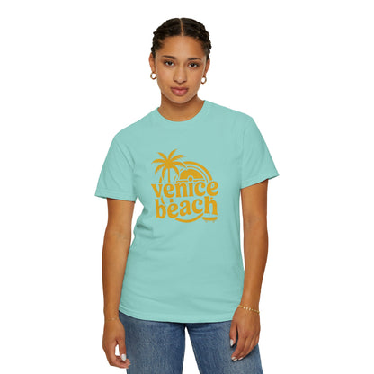 Venice Beach Retro Palm T-Shirt — Vintage Surf Vibe Tee