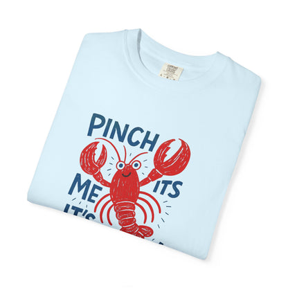 Friday Lobster T-Shirt — "Pinch Me It's Friday" Vintage Seafood Tee