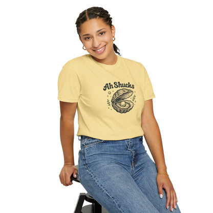 Ah Shucks Oyster T-Shirt — Vintage Nautical Seafood Tee