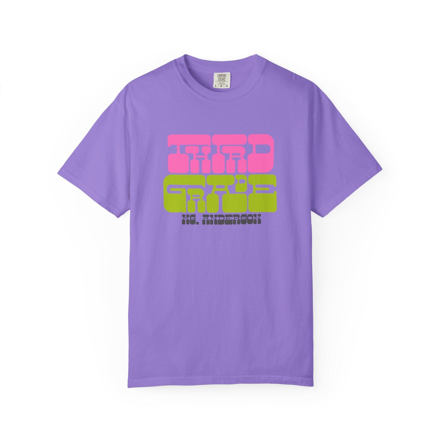 Groovy Third Grade Teacher- Personalized