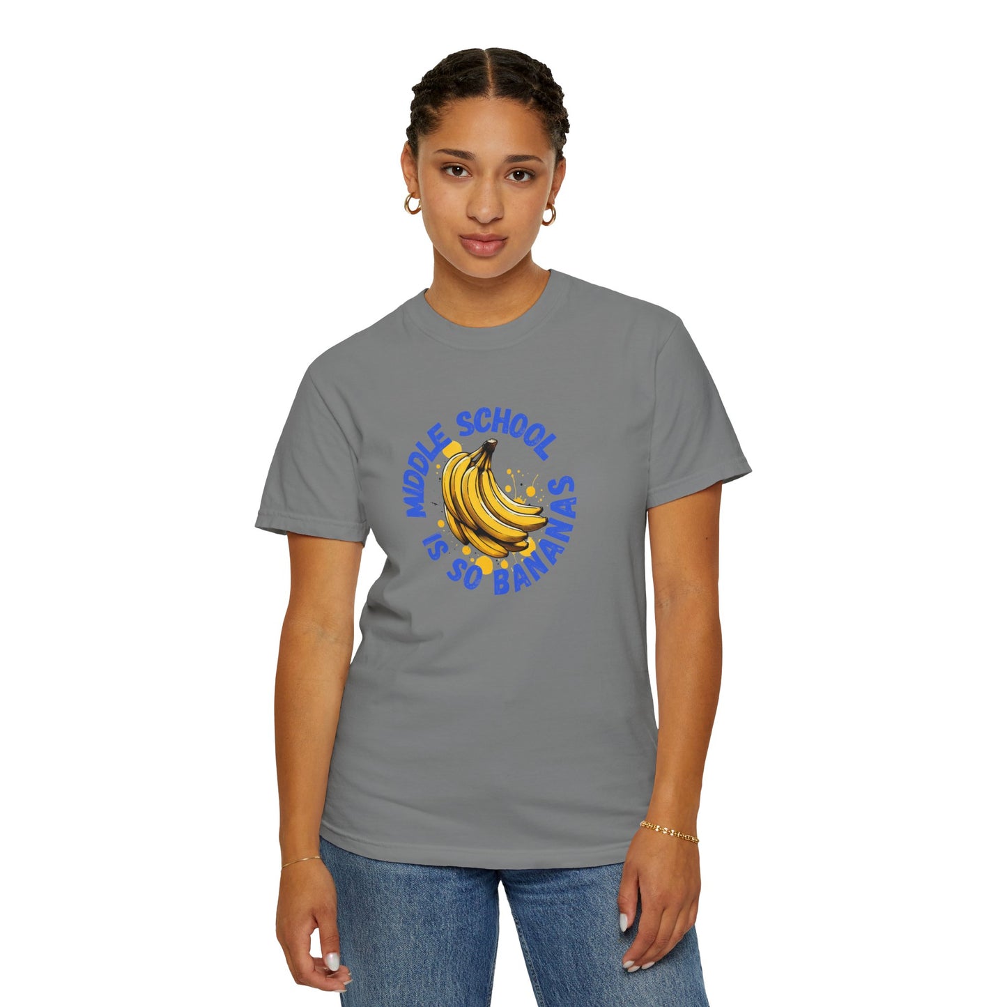 "Middle School Is So Bananas" Banana Graphic Tee