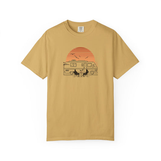 Sunset RV Camping Adventure T-Shirt