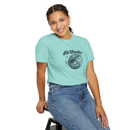 Ah Shucks Oyster T-Shirt — Vintage Nautical Seafood Tee