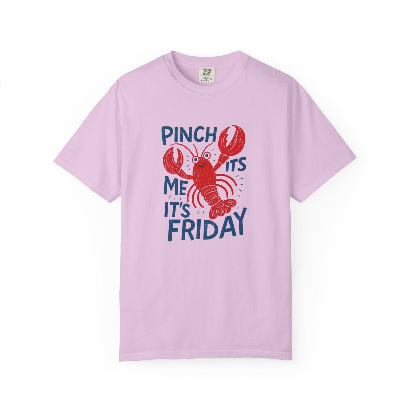 Friday Lobster T-Shirt — "Pinch Me It's Friday" Vintage Seafood Tee