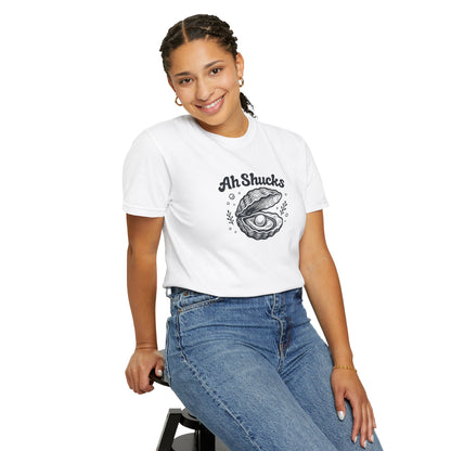 Ah Shucks Oyster T-Shirt — Vintage Nautical Seafood Tee