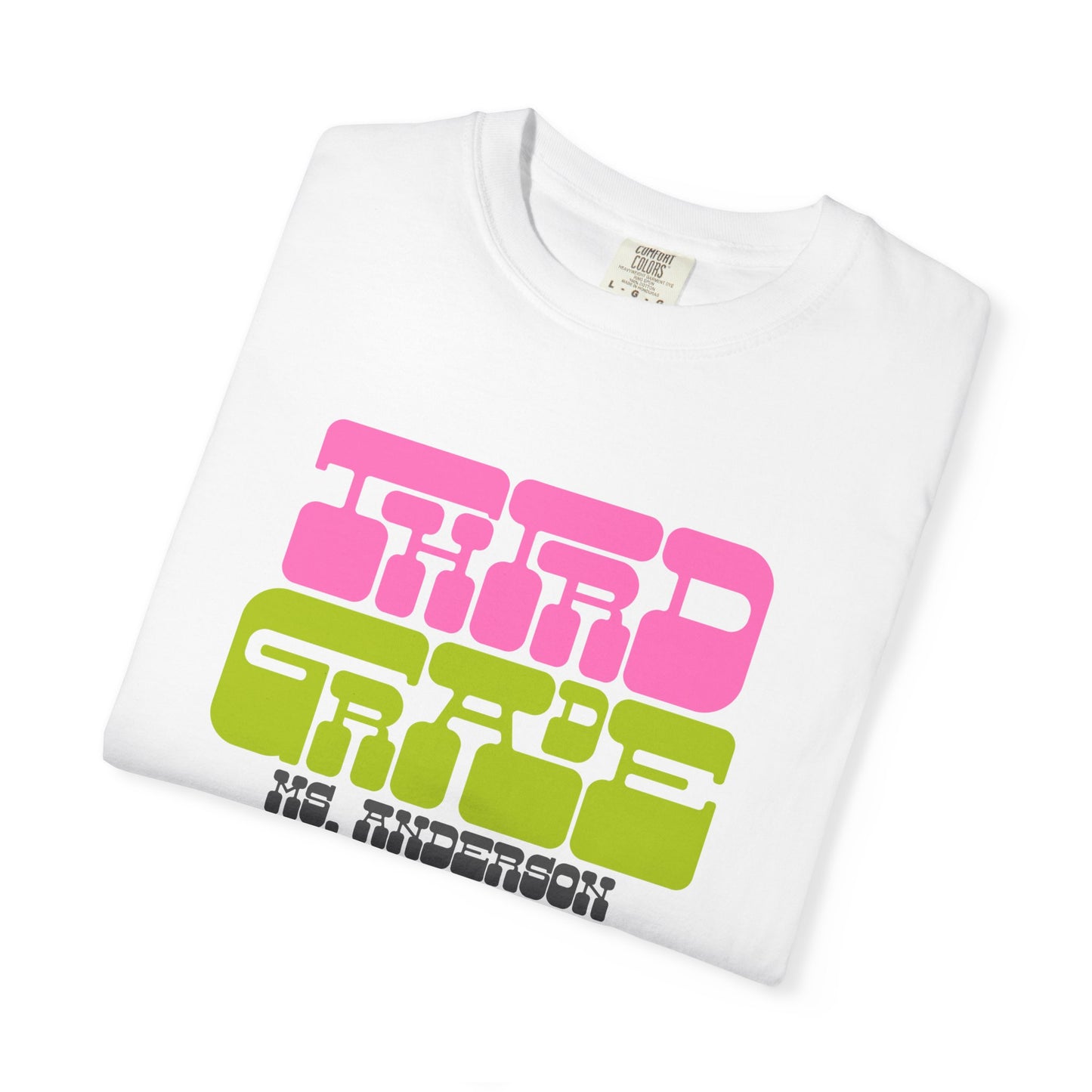 Groovy Third Grade Teacher- Personalized