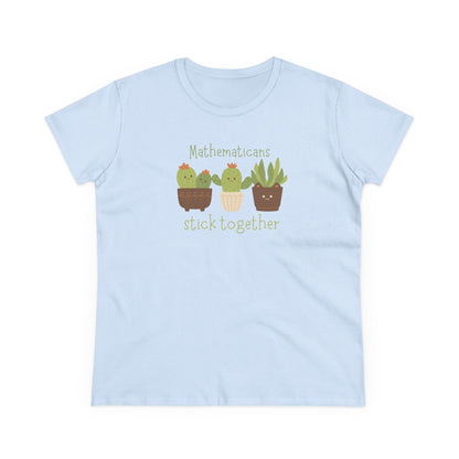 Cute Cactus Graphic Tee, Perfect for Teachers, Math Lovers, Gift for Students, Summer Style, Casual Wear