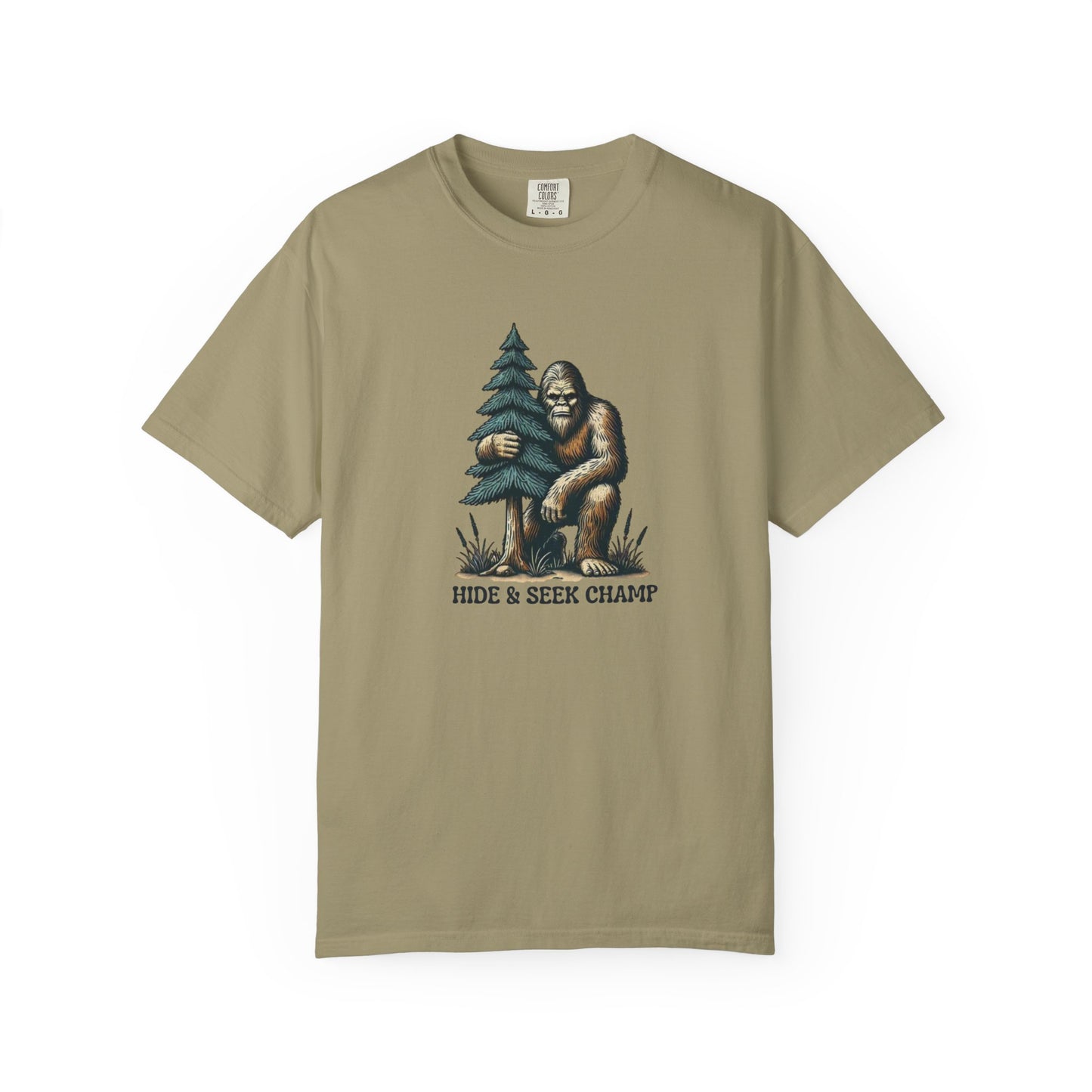 Bigfoot Hide and Seek Champ Unisex T-shirt
