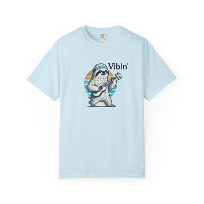 Sloth Playing Ukulele Vibin'