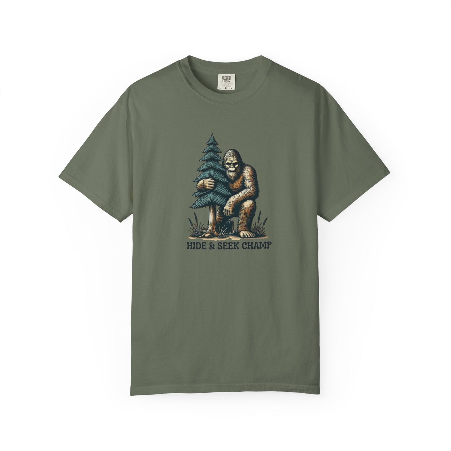 Bigfoot Hide and Seek Champ Unisex T-shirt