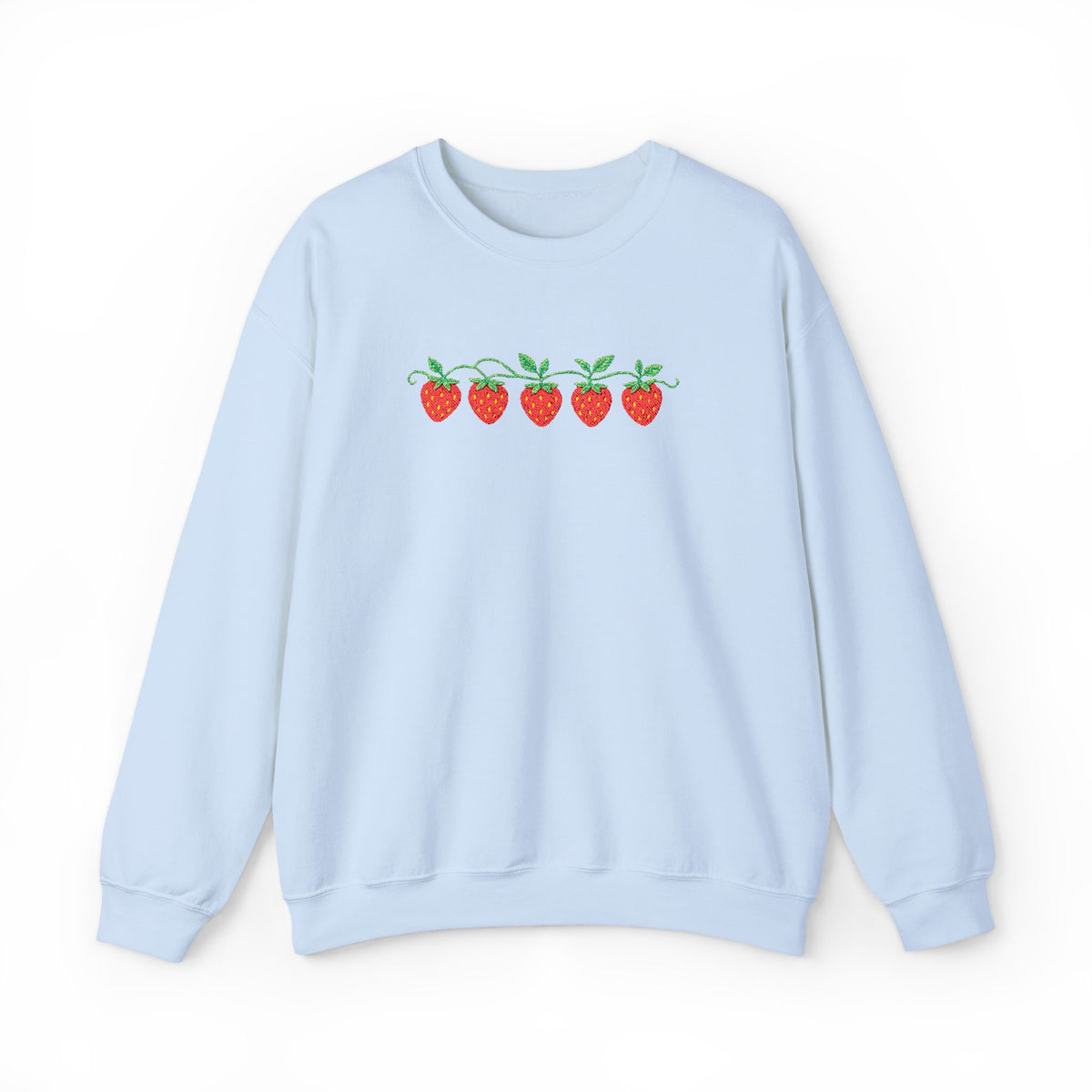 Strawberry Row Embroidered Sweatshirt