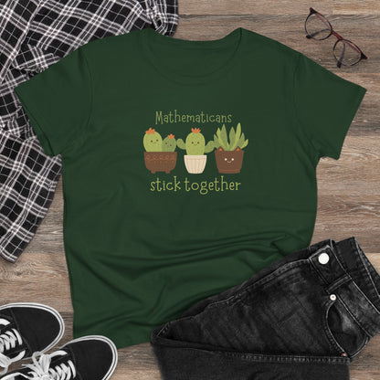 Cute Cactus Graphic Tee, Perfect for Teachers, Math Lovers, Gift for Students, Summer Style, Casual Wear