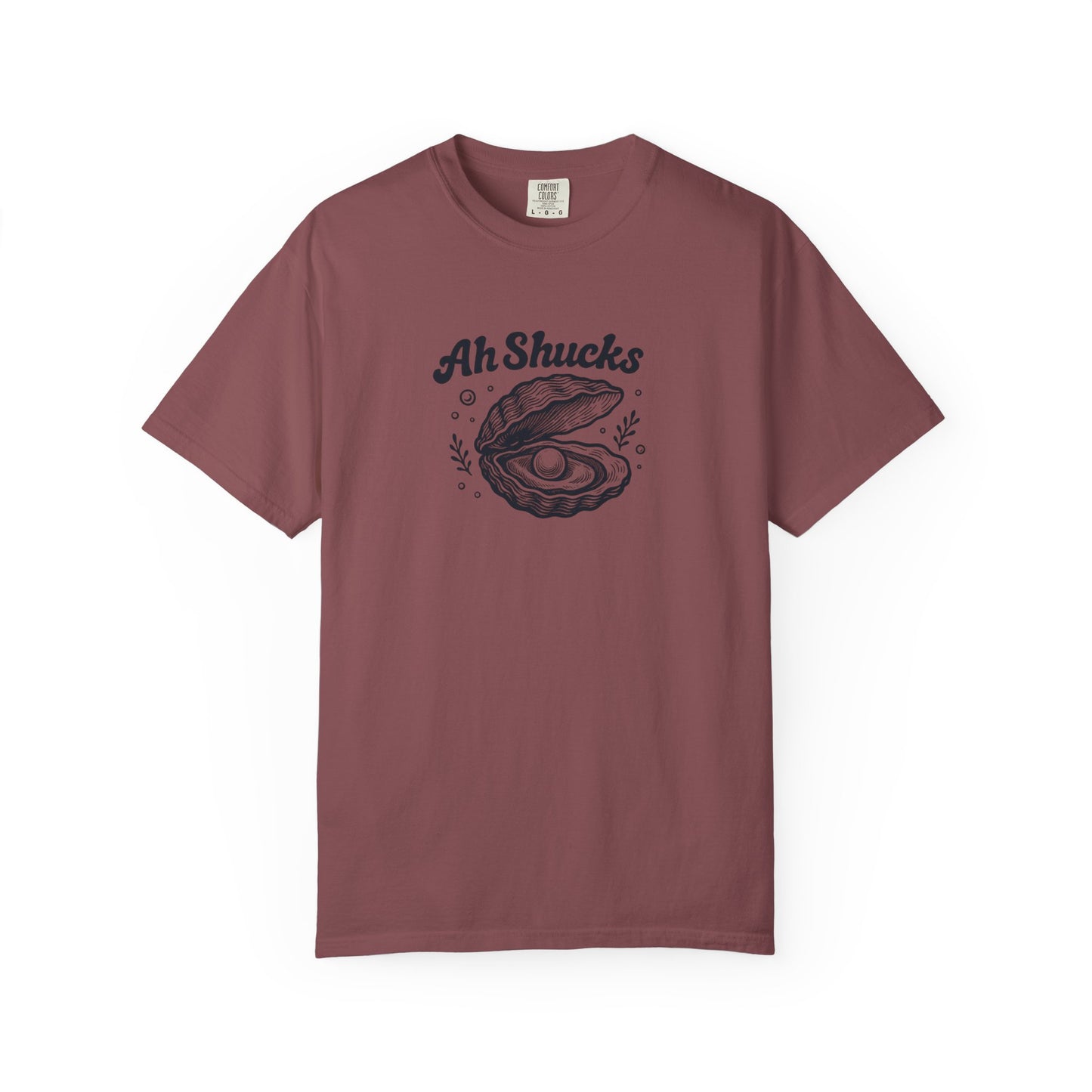 Ah Shucks Oyster T-Shirt — Vintage Nautical Seafood Tee