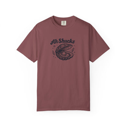 Ah Shucks Oyster T-Shirt — Vintage Nautical Seafood Tee