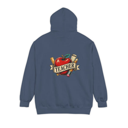 Teacher Vintage Heart Hoodie