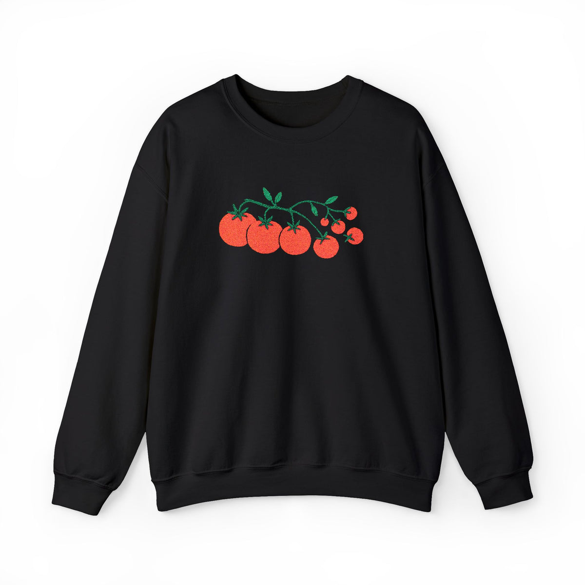 Cherry Tomato Vine Embroidered Sweatshirt