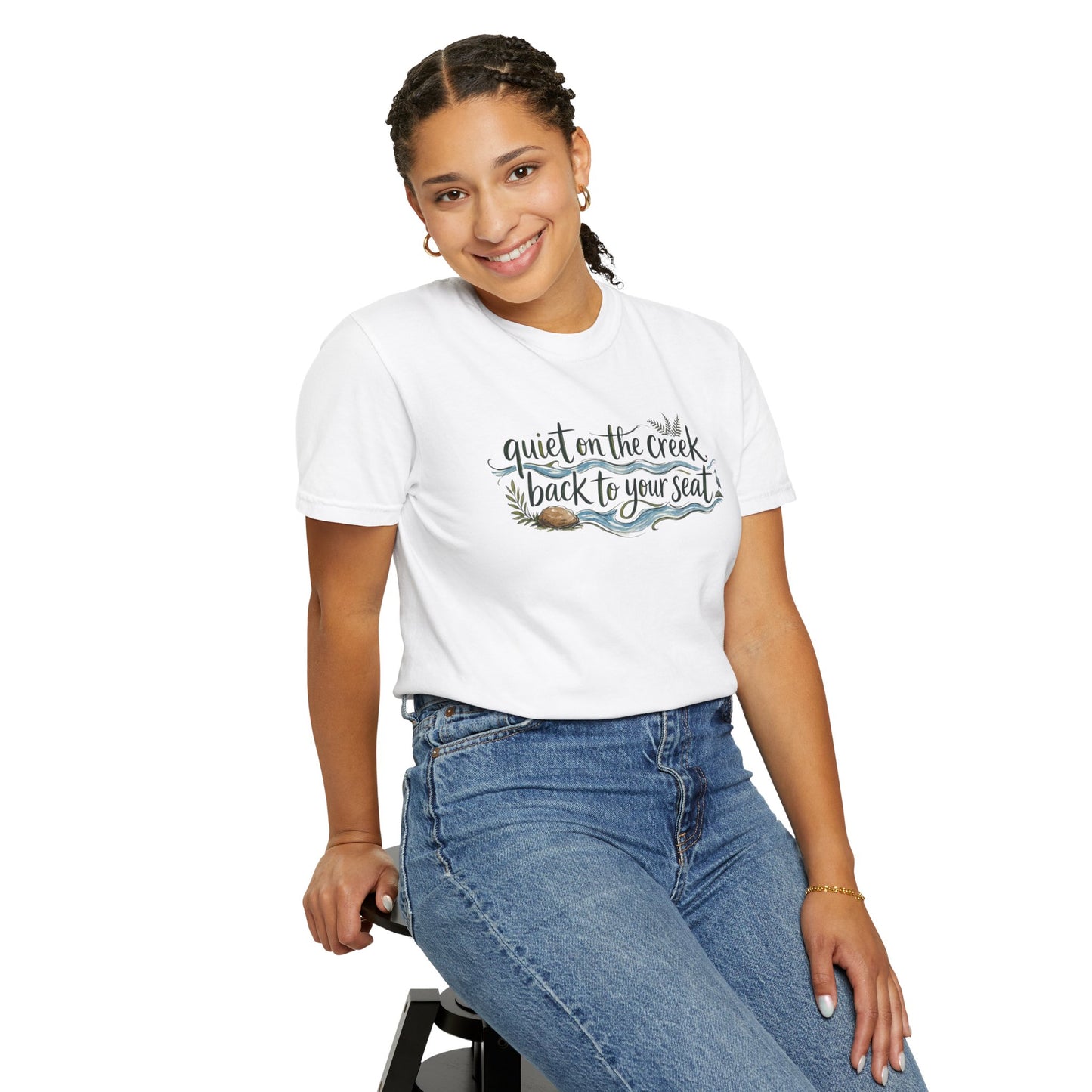 "Quiet on the Creek, Back to Your Seat" Tee