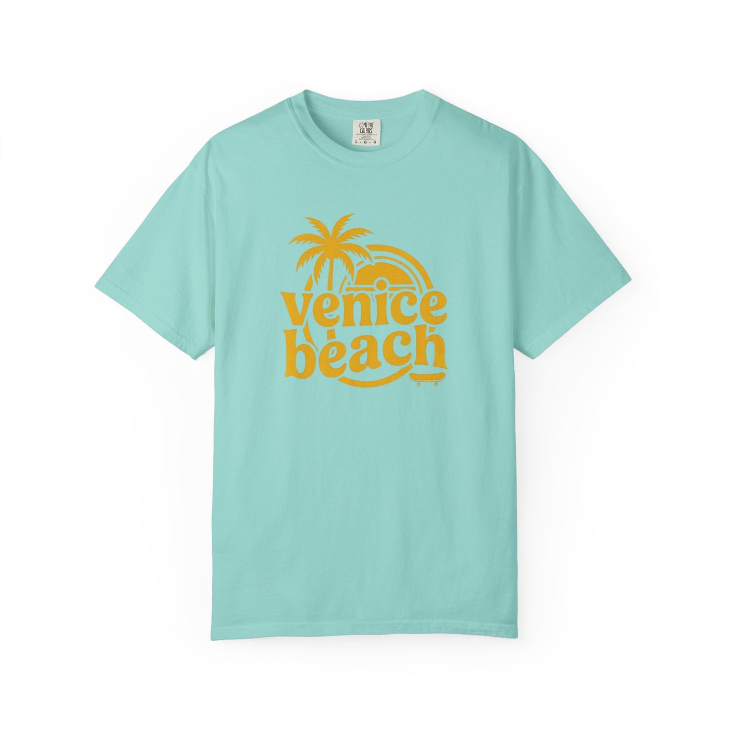 Venice Beach Retro Palm T-Shirt — Vintage Surf Vibe Tee