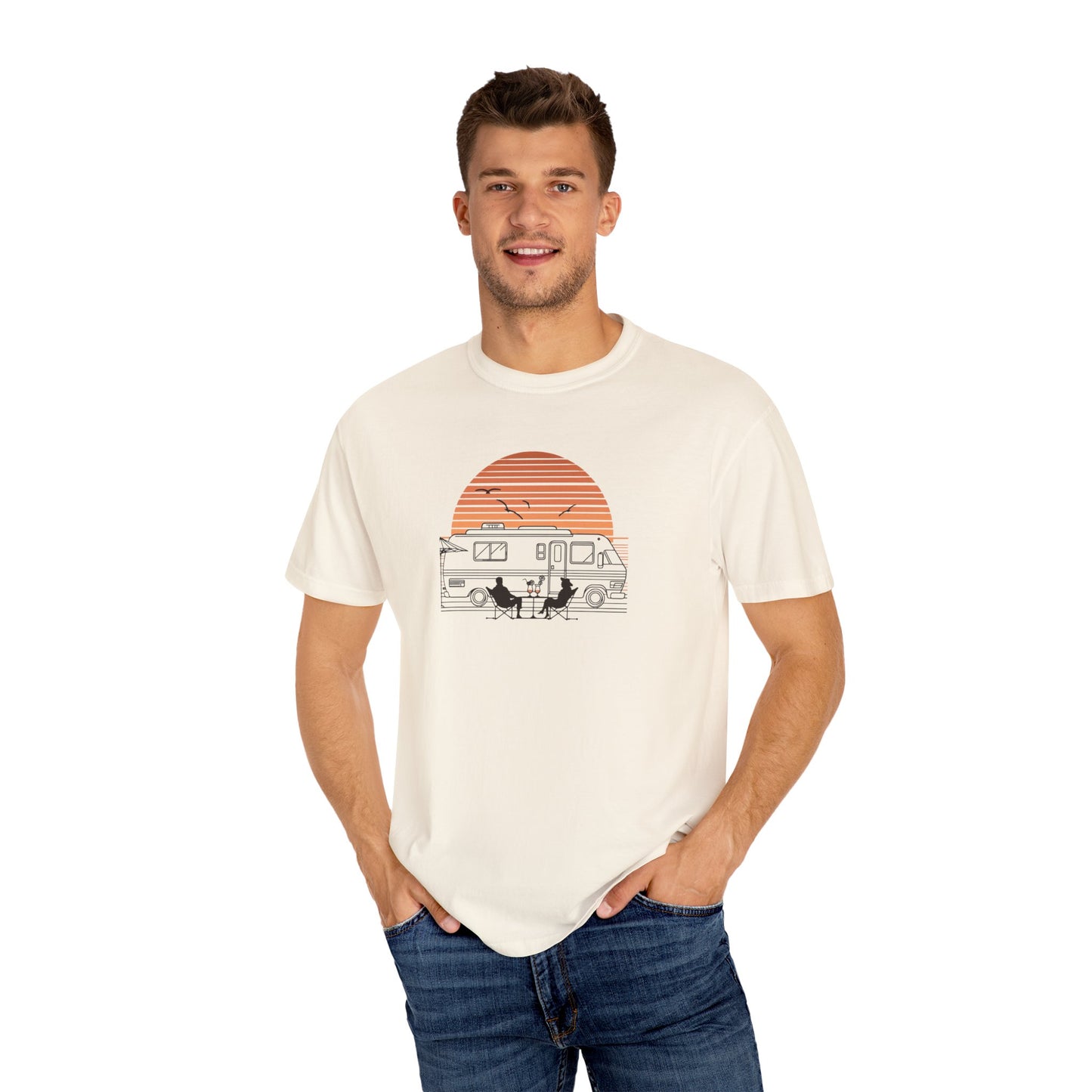 Sunset RV Camping Adventure T-Shirt