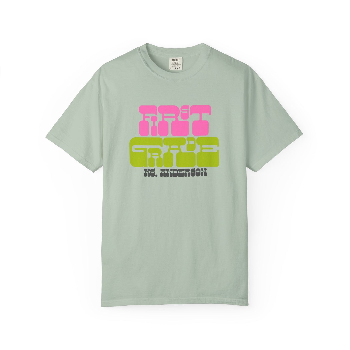 Groovy First Grade Teacher - Personalized