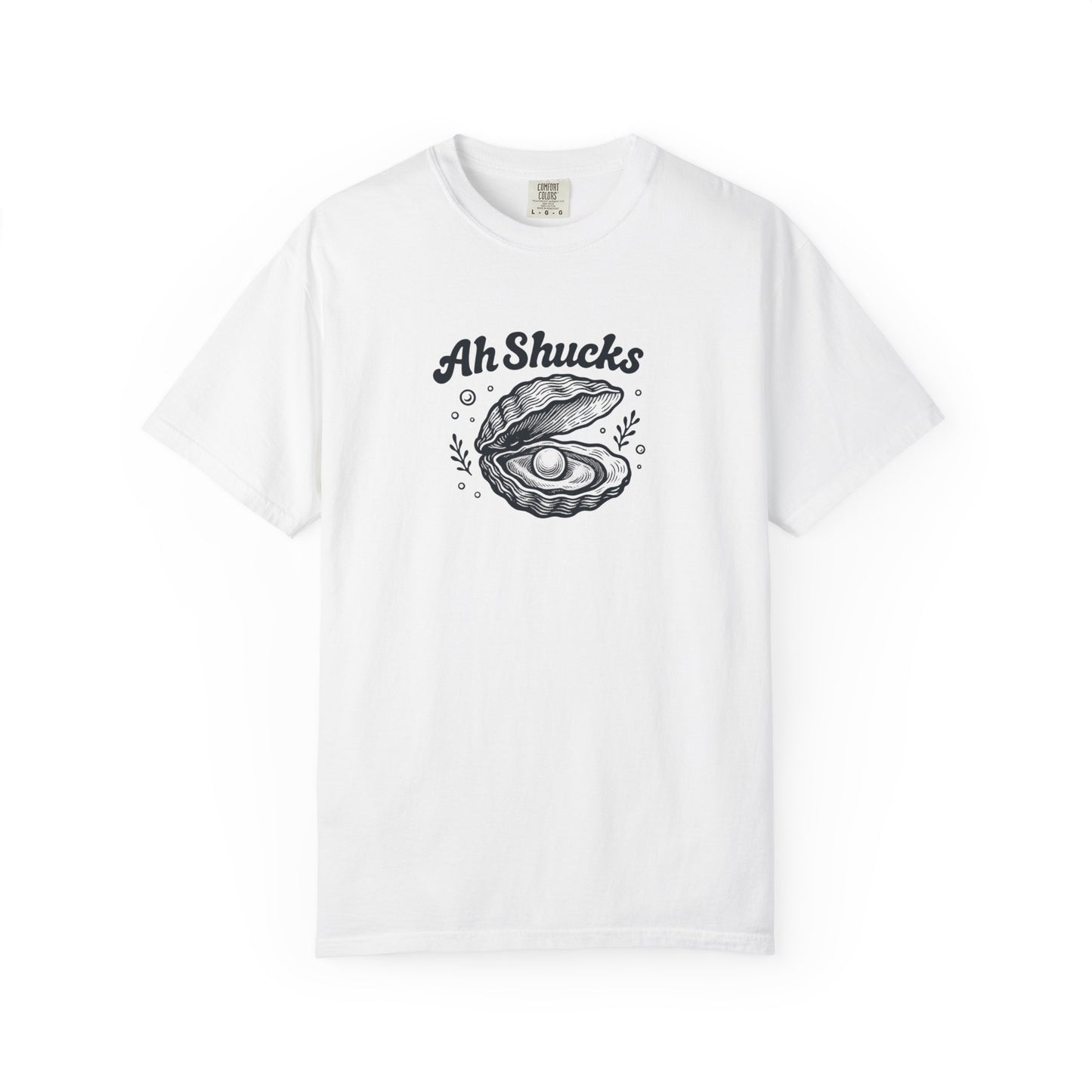 Ah Shucks Oyster T-Shirt — Vintage Nautical Seafood Tee