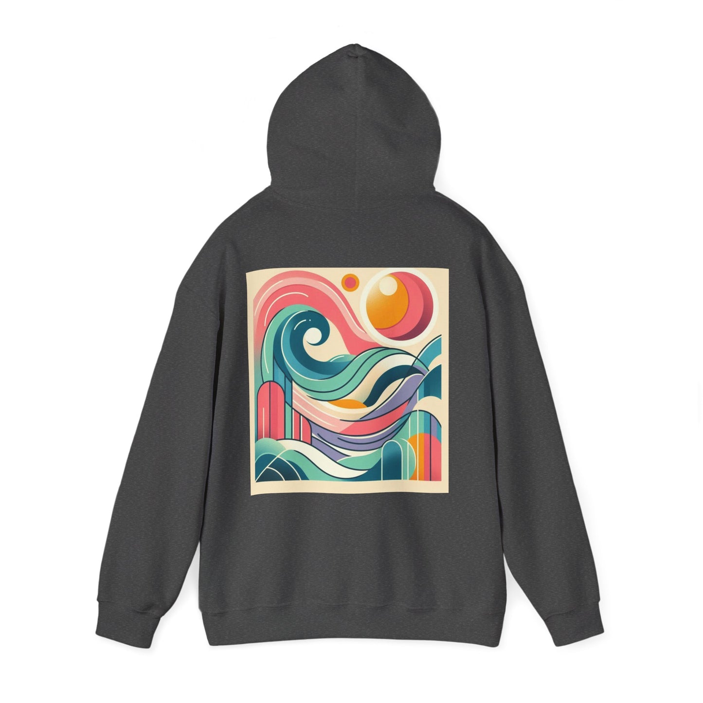 Geometric Wave Hoodie