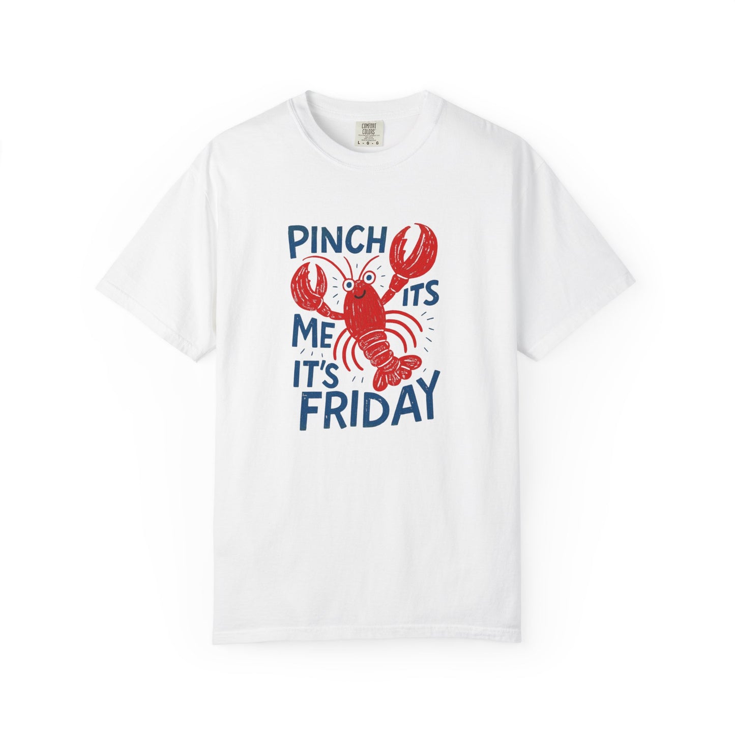 Friday Lobster T-Shirt — "Pinch Me It's Friday" Vintage Seafood Tee