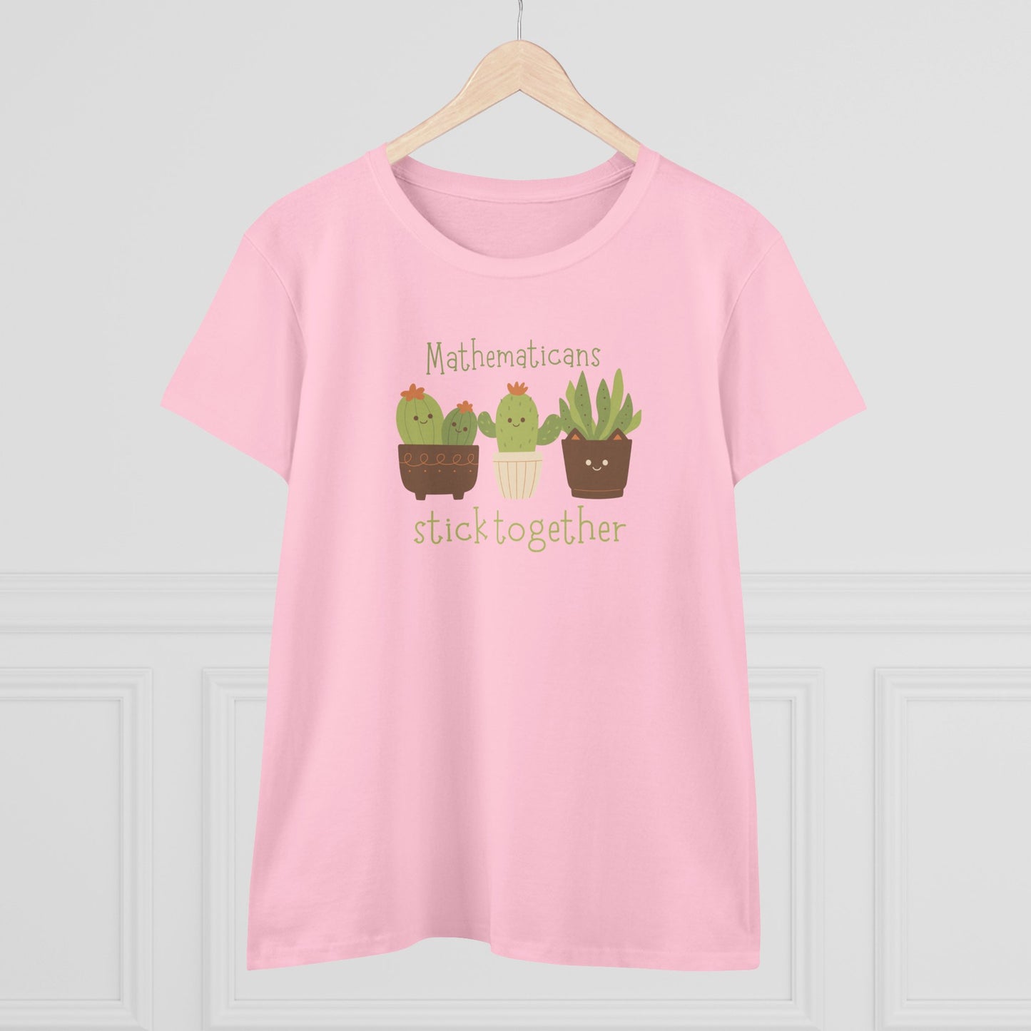 Mathematicians Stick Together Cactus Tee
