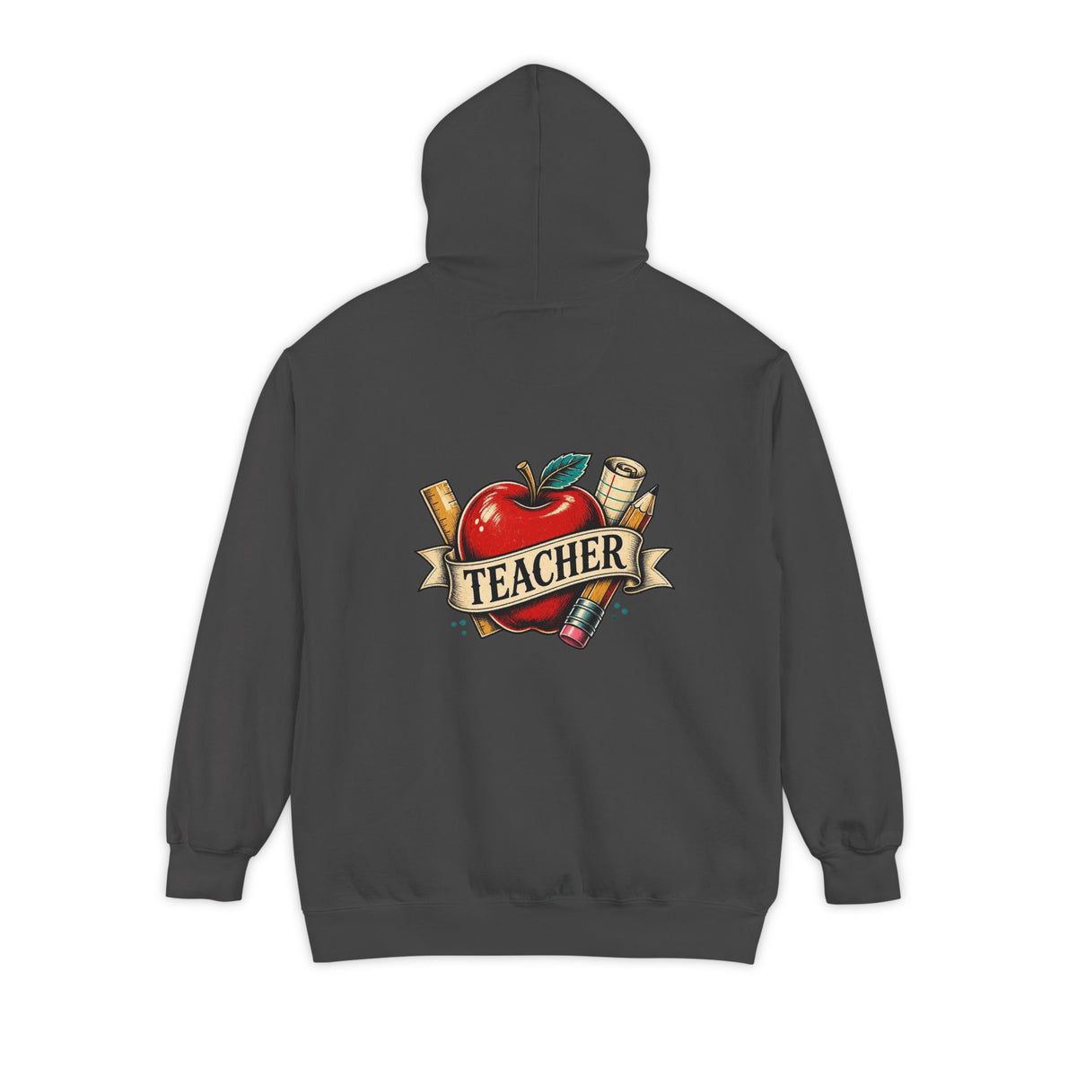 Teacher Vintage Heart Hoodie