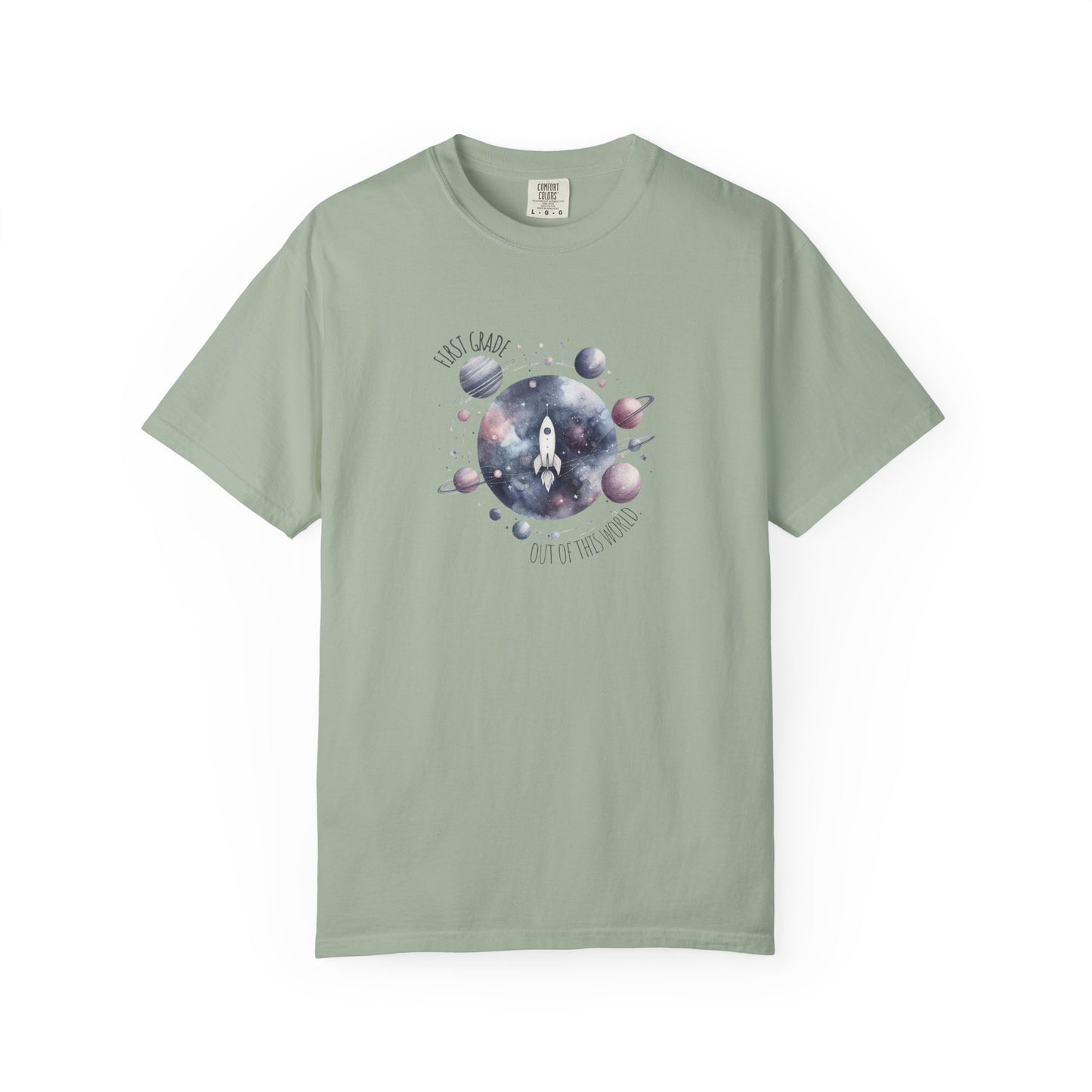 "First Grade - Out of This World" Space Tee