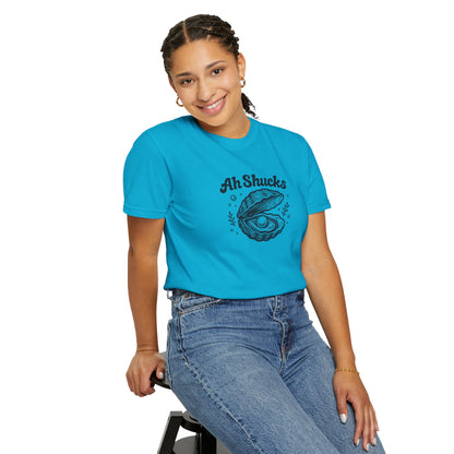 Ah Shucks Oyster T-Shirt — Vintage Nautical Seafood Tee