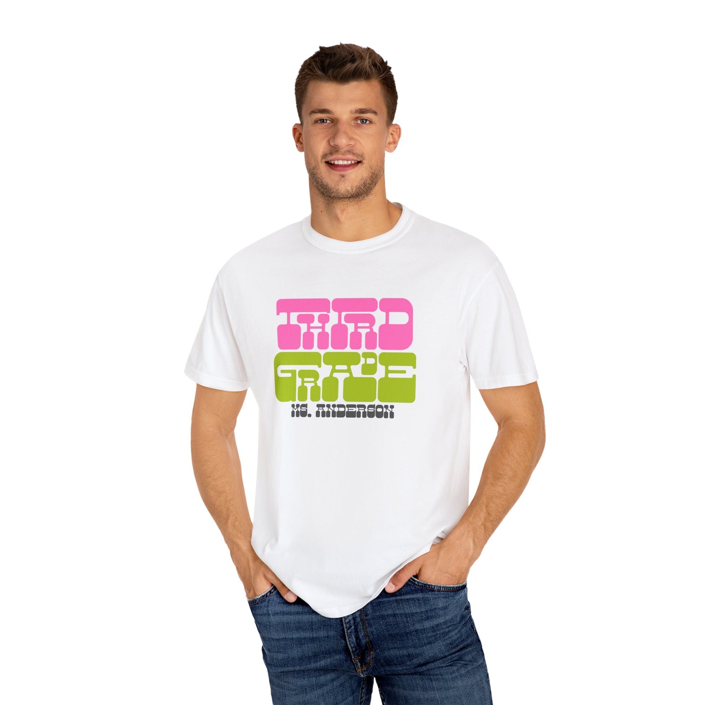 Groovy Third Grade Teacher- Personalized