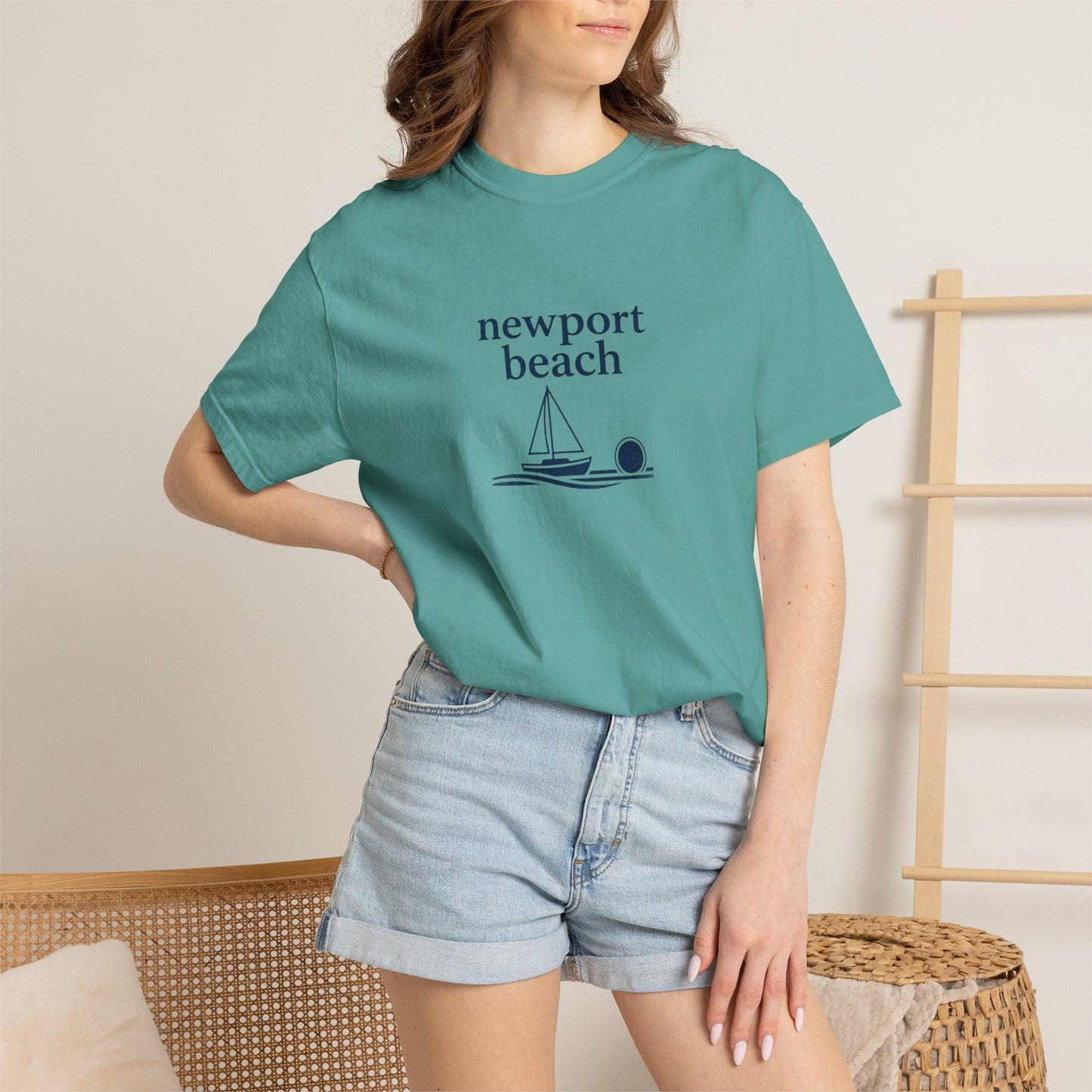 Newport Beach Sailboat Tee