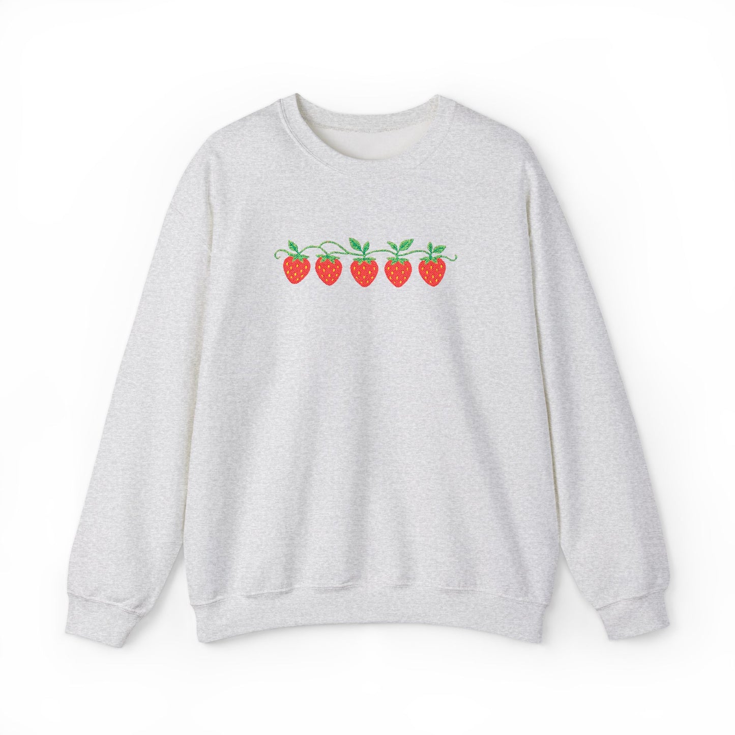 Strawberry Row Embroidered Sweatshirt