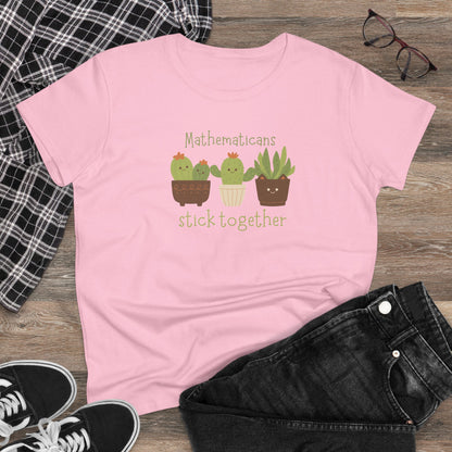 Cute Cactus Graphic Tee, Perfect for Teachers, Math Lovers, Gift for Students, Summer Style, Casual Wear