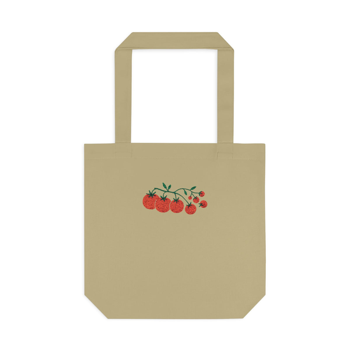 Embroidered Cherry Blossom Cotton Tote Bag — Floral Everyday Market Bag