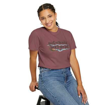 "Quiet on the Creek, Back to Your Seat" Tee