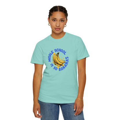 "Middle School Is So Bananas" Banana Graphic Tee