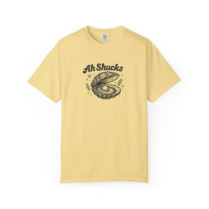 Ah Shucks Oyster T-Shirt — Vintage Nautical Seafood Tee