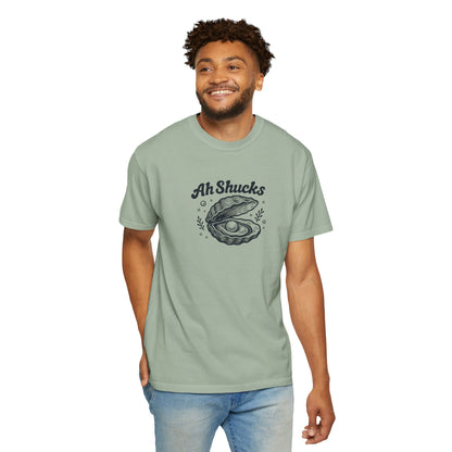 Ah Shucks Oyster T-Shirt — Vintage Nautical Seafood Tee